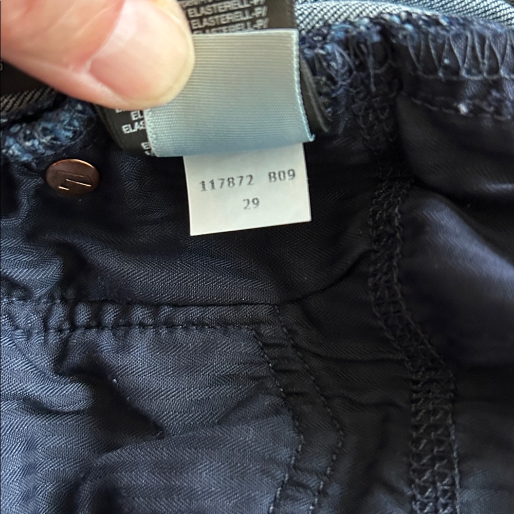 7 For All Mankind -Josefina straight leg dark wash - Picture 6 of 7